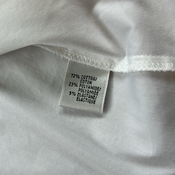 LAFAYETTE 148 white button-up shirt size 10 - Picture 5 of 7